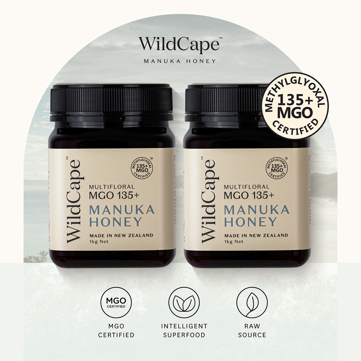 Wildcape Manuka Honey MGO 135+