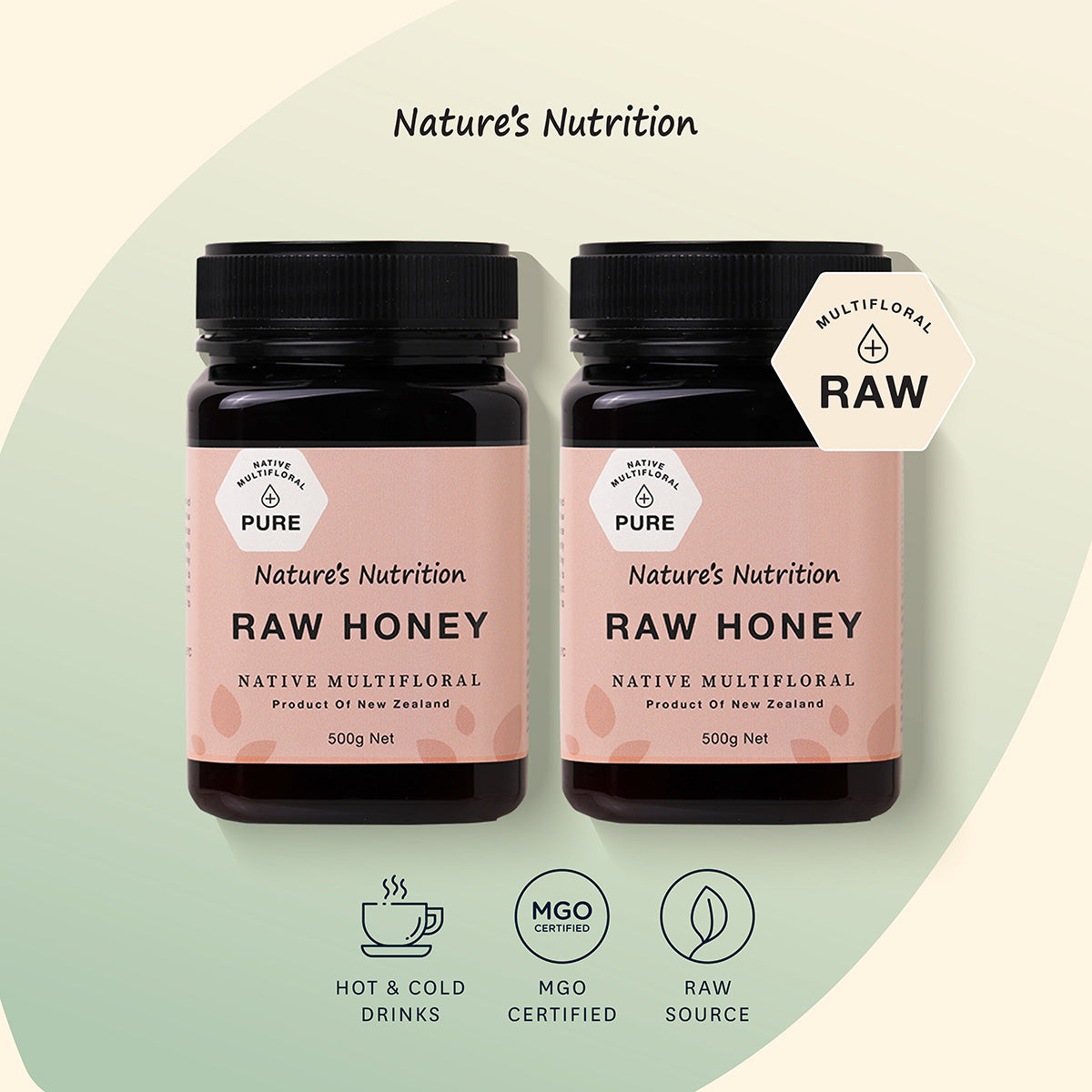 Nature’s Nutrition Raw Honey