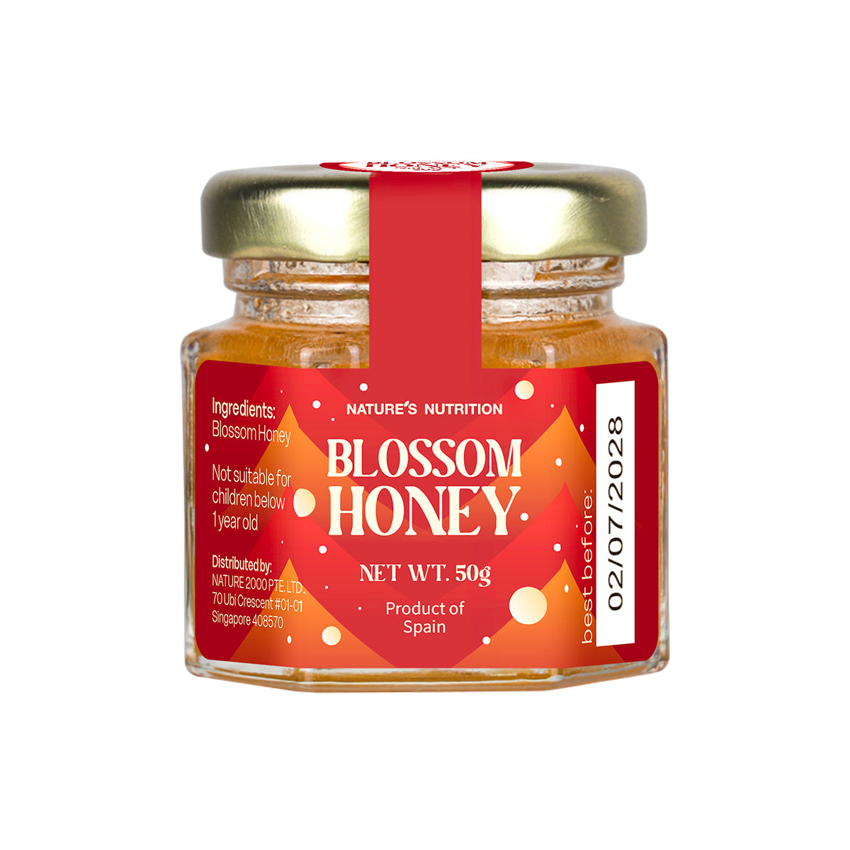 Nature's Nutrition Honey Christmas Gift Box 50g x 12 (2025 edition - random color box no folding)