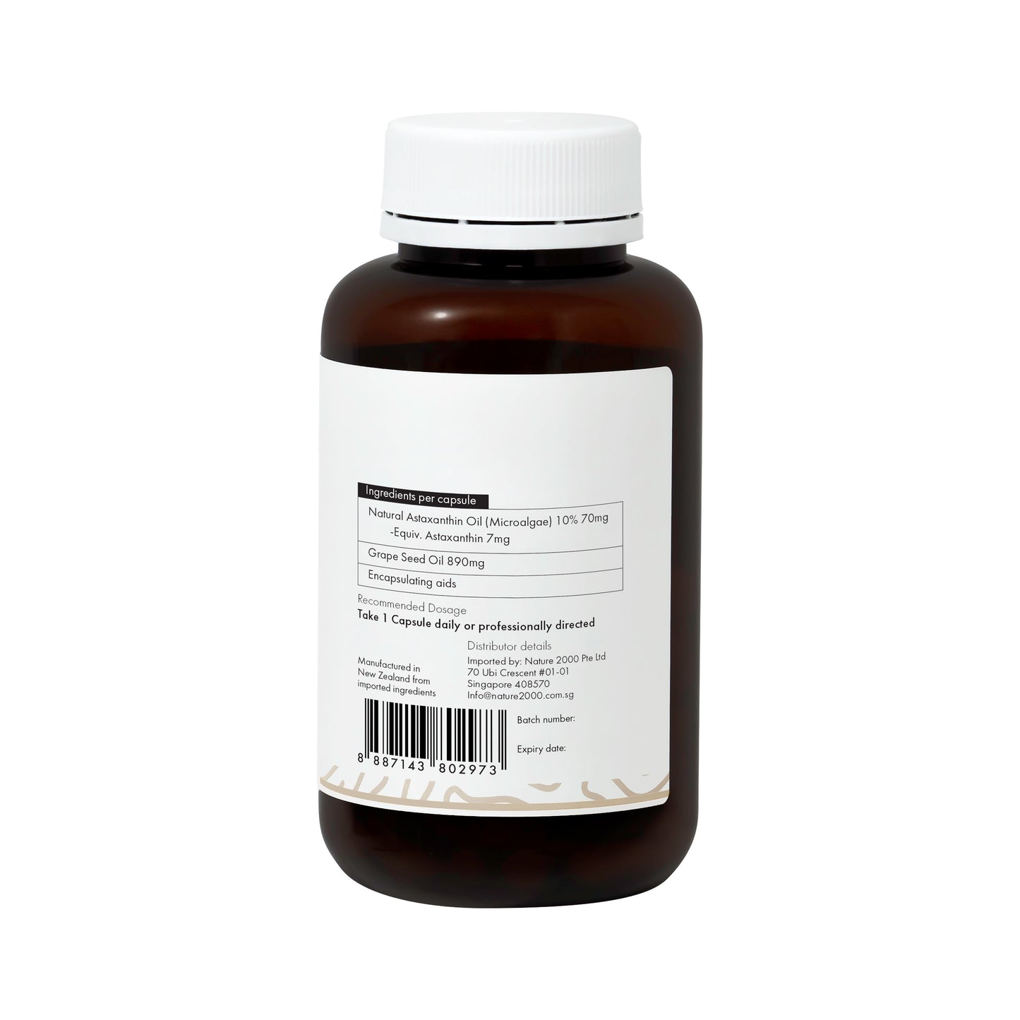 Nutrisynce Astaxanthin Extra Strength Supplement 60s – Skin Health & Antioxidant