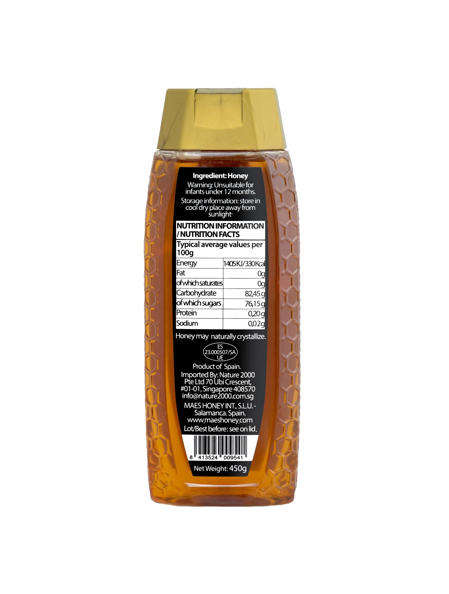 Bonapi Blossom Honey 450g Squeeze