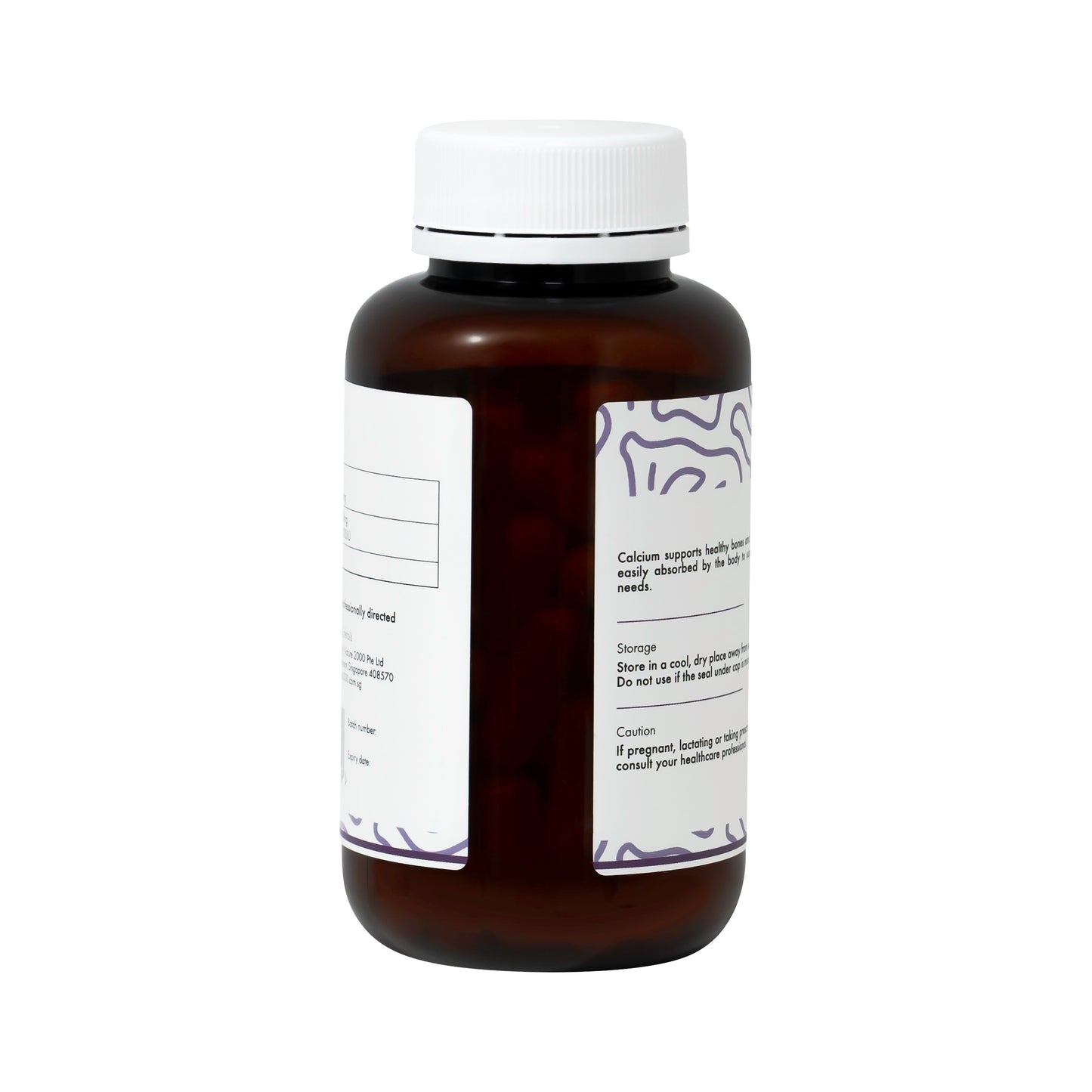 Nutrisynce Calcium Citric 600mg 60 Vege Capsules - Bone Health and Overall Wellness