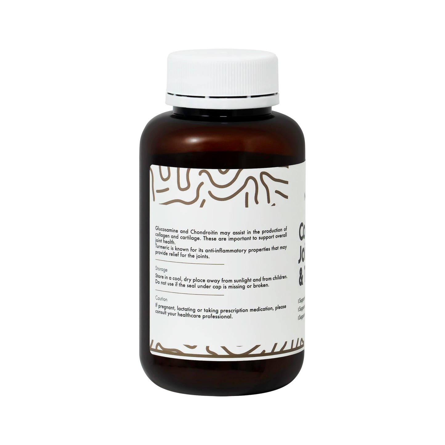 Nutrisynce Collagen Joint & Turmeric Type 2 Collagen 60 Vege Capsules - Support Overall Joint Health