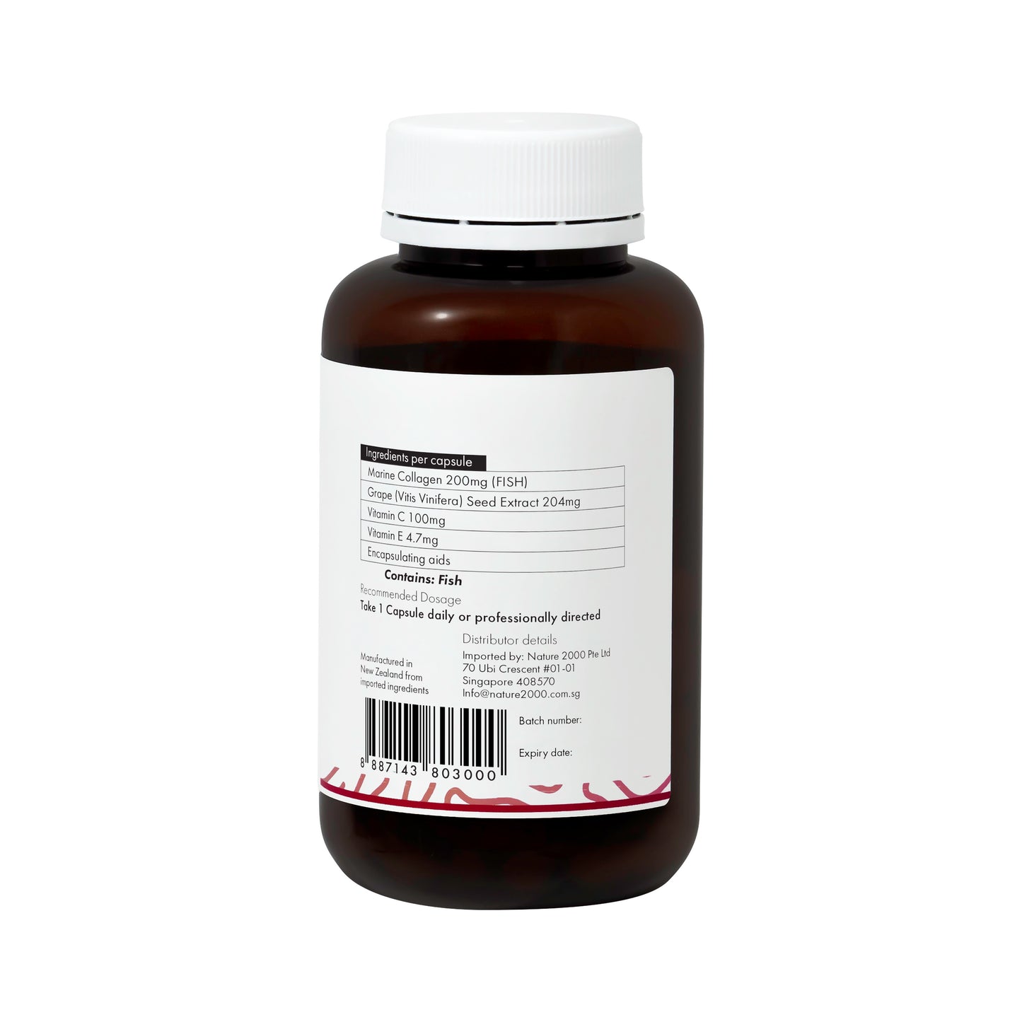 Nutrisynce Collagen with Grapeseed & Vitamin C 60s - Skin Support