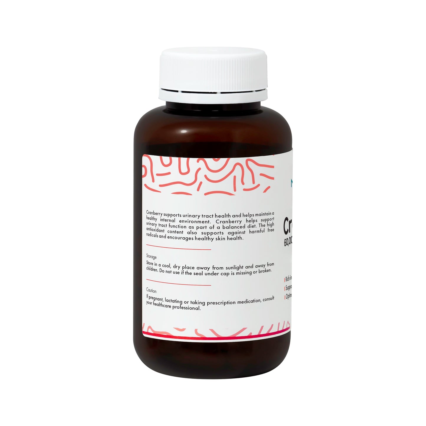 Nutrisynce Cranberry 60,000 Supplement 60s – Bladder & Urinary Tract Health