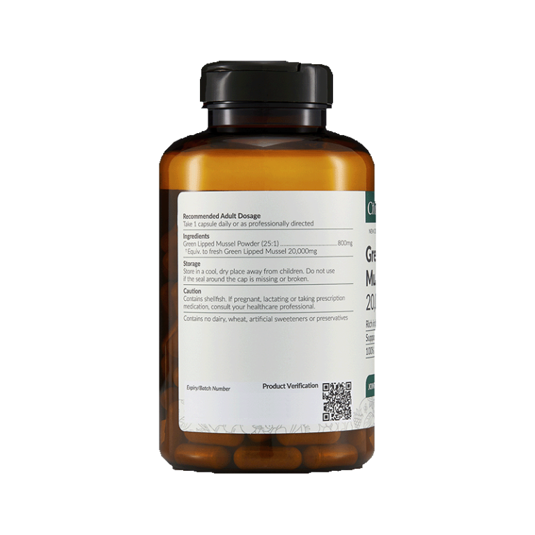 CtoMi Green Lipped Mussel 20,000 Supplement 180s (Joints)