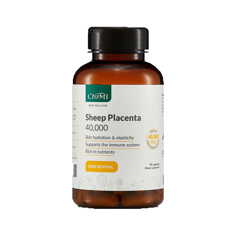 CtoMi Sheep Placenta 40,000 Supplement 90s (Skin Revival)