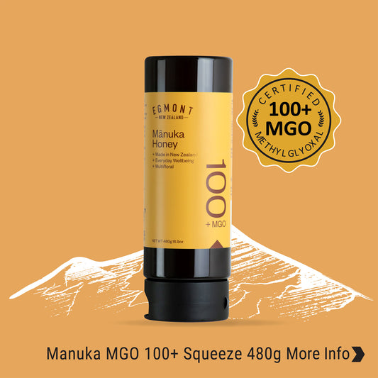 Egmont Honey MGO 100+ Squeeze Jar 480g