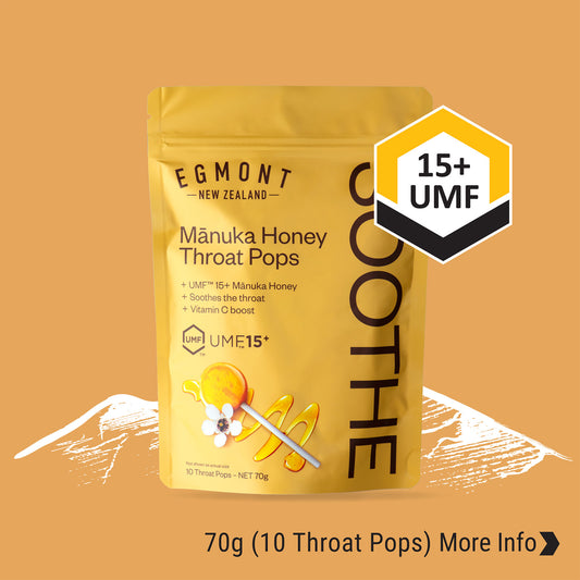 Egmont UMF 15+ Manuka Honey Throat Pops10s Pack