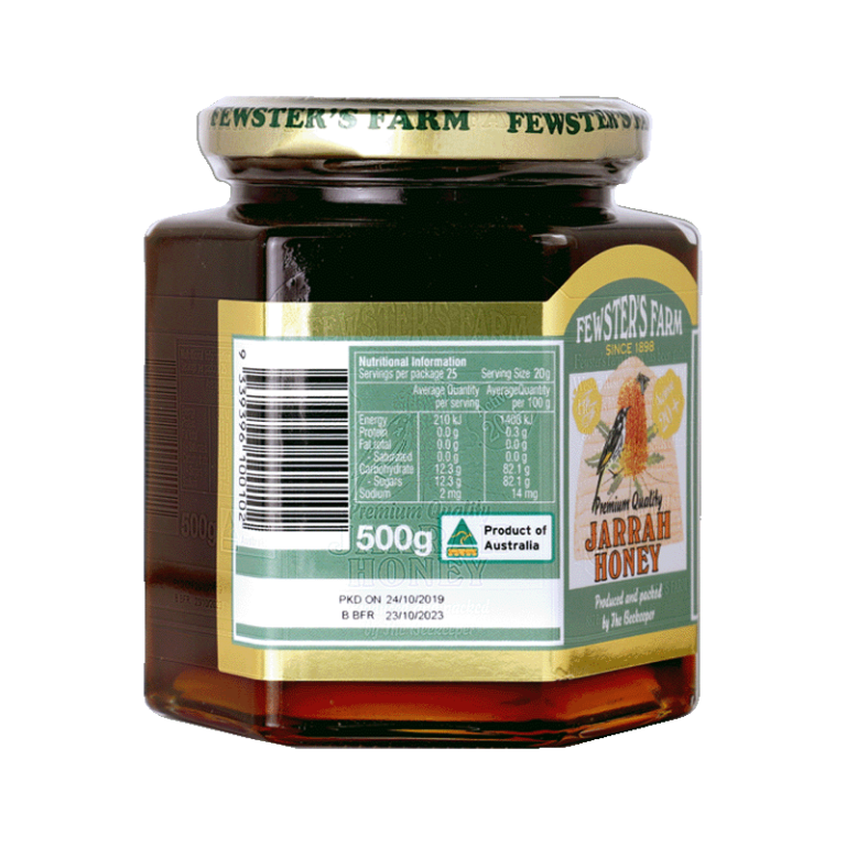 Fewster’s Farm Jarrah Honey TA 20+