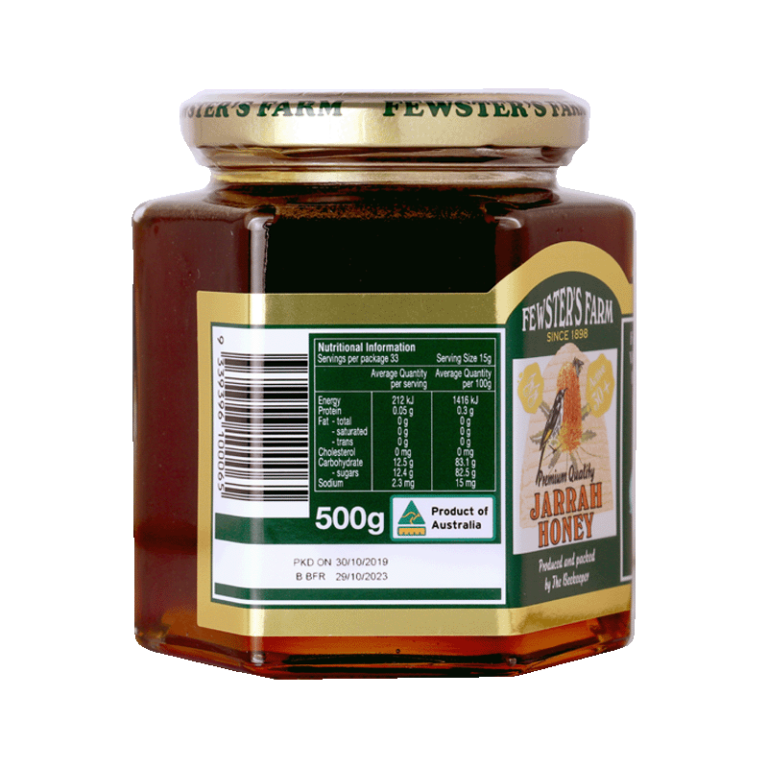 Fewster’s Farm Jarrah Honey TA 30+
