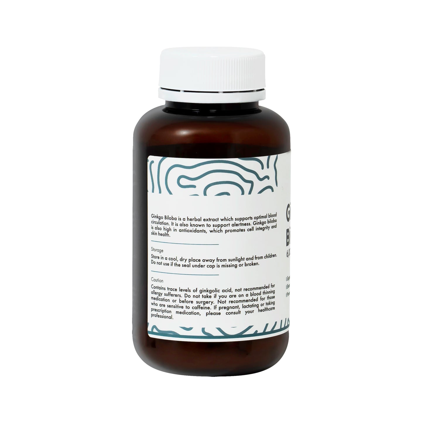 Nutrisynce Ginkgo Biloba 60 Vege Capsules - Mental Clarity, Focus, and Overall Well-being