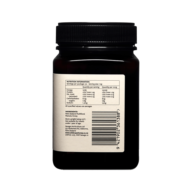 Wildcape Manuka Honey MGO 115+