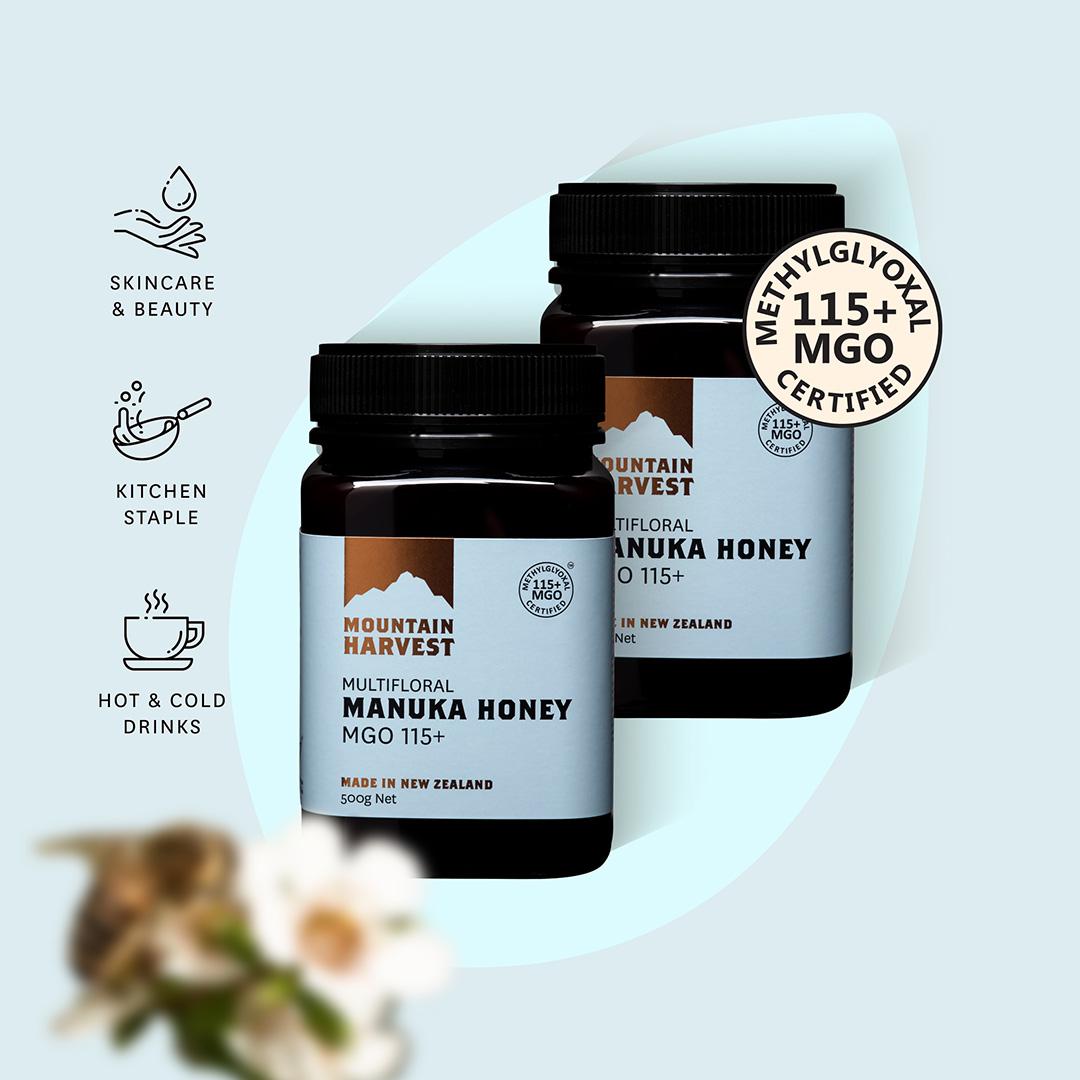 Mountain Harvest Manuka Honey MGO 115+