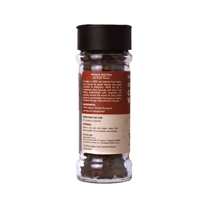 Nature’s Nutrition Organic Whole Cloves