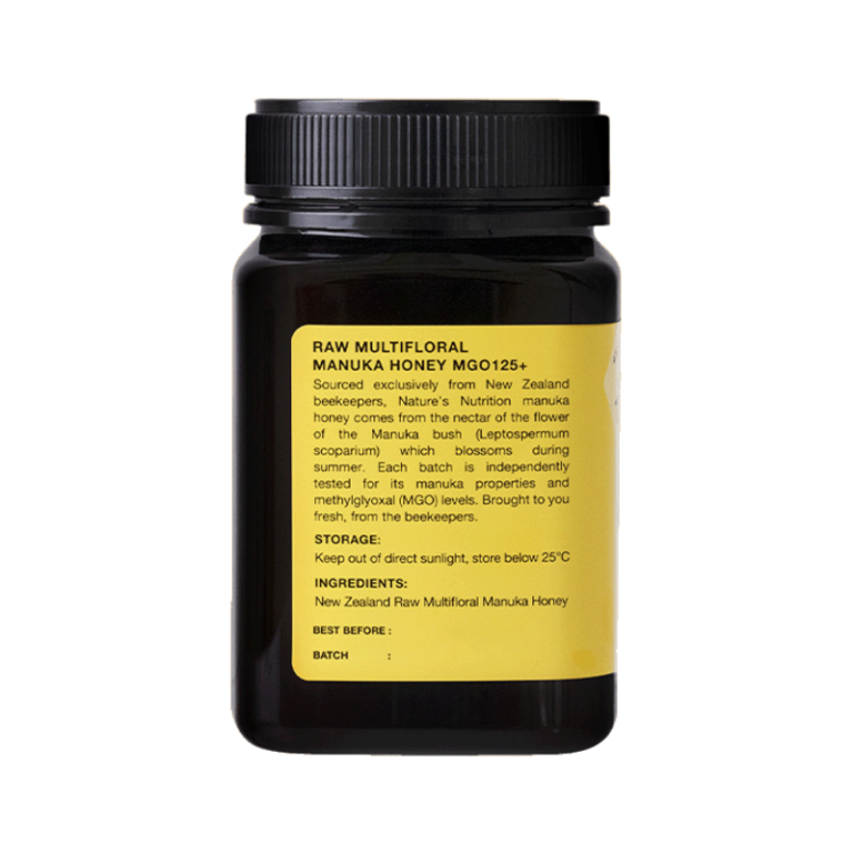 Nature’s Nutriton Manuka Honey MGO 125+