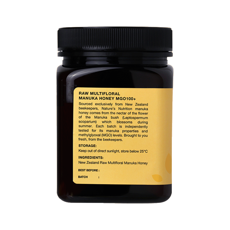 Nature’s Nutriton Manuka Honey MGO 100+