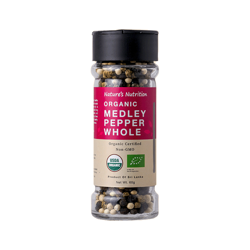 Nature’s Nutrition Organic Medley Pepper Seed