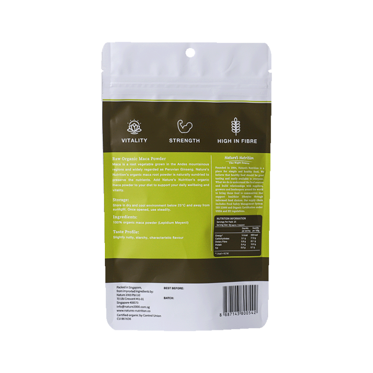 Nature’s Nutrition Maca Powder