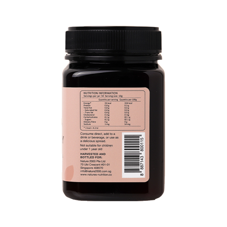 Nature’s Nutrition Raw Honey
