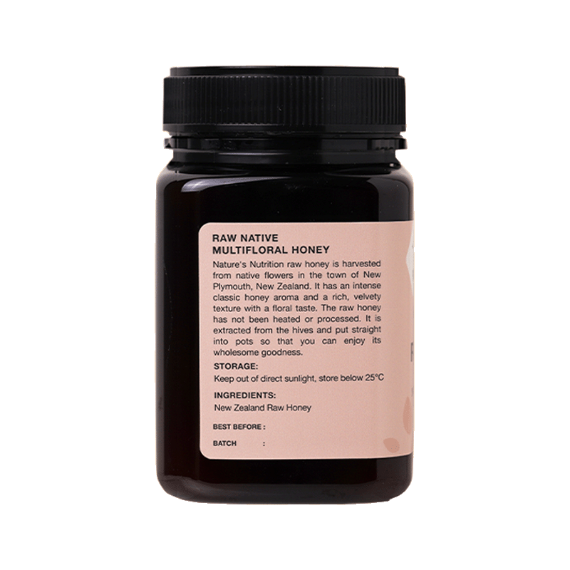 Nature’s Nutrition Raw Honey