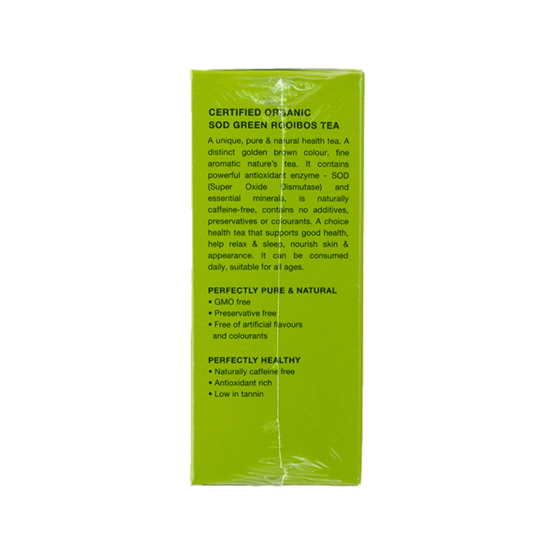 Nature’s Nutrition Organic SOD Green Rooibos Tea 20s