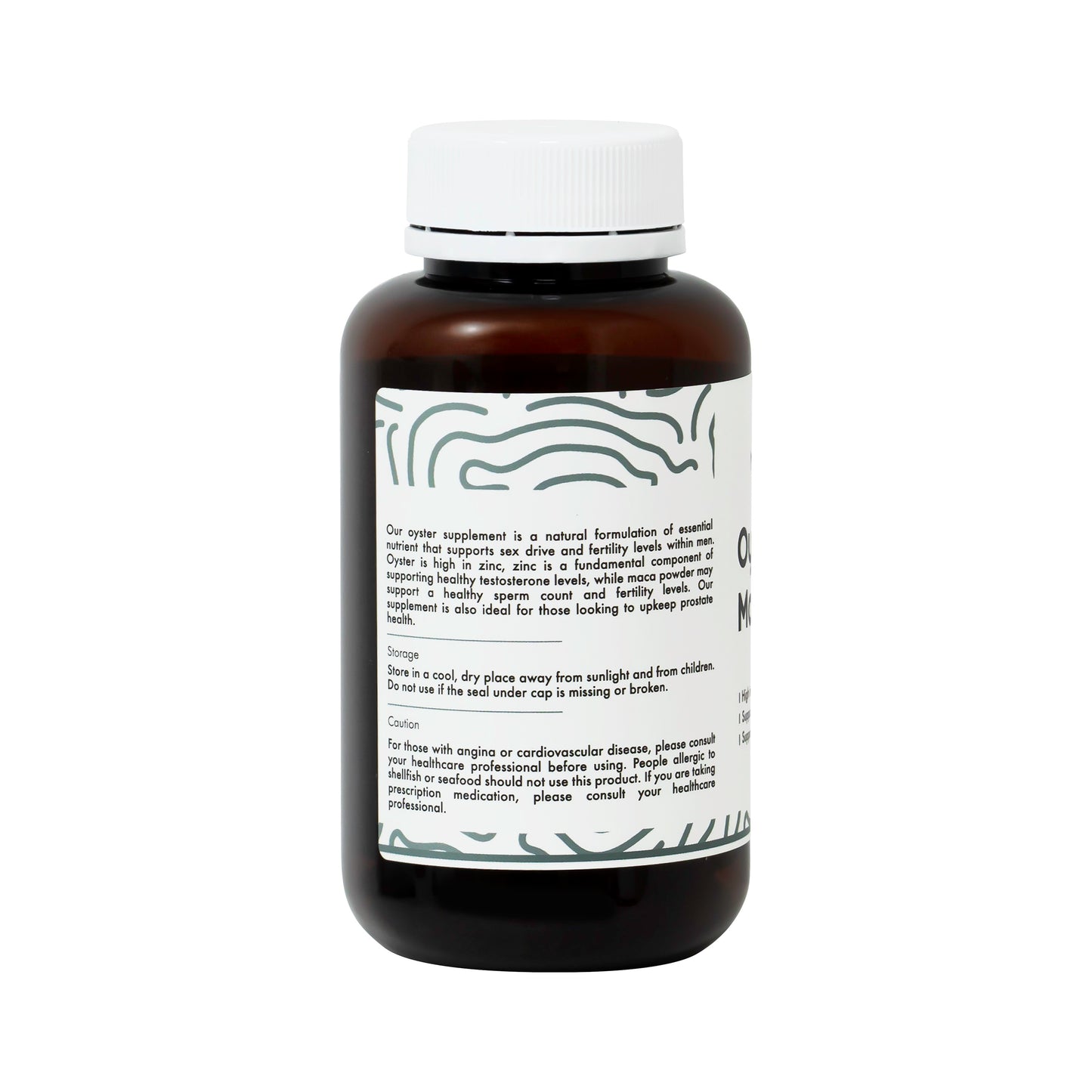 Nutrisynce Oyster with Maca-Zinc 60 Softgel Capsules - Vitality and Overall Well-being