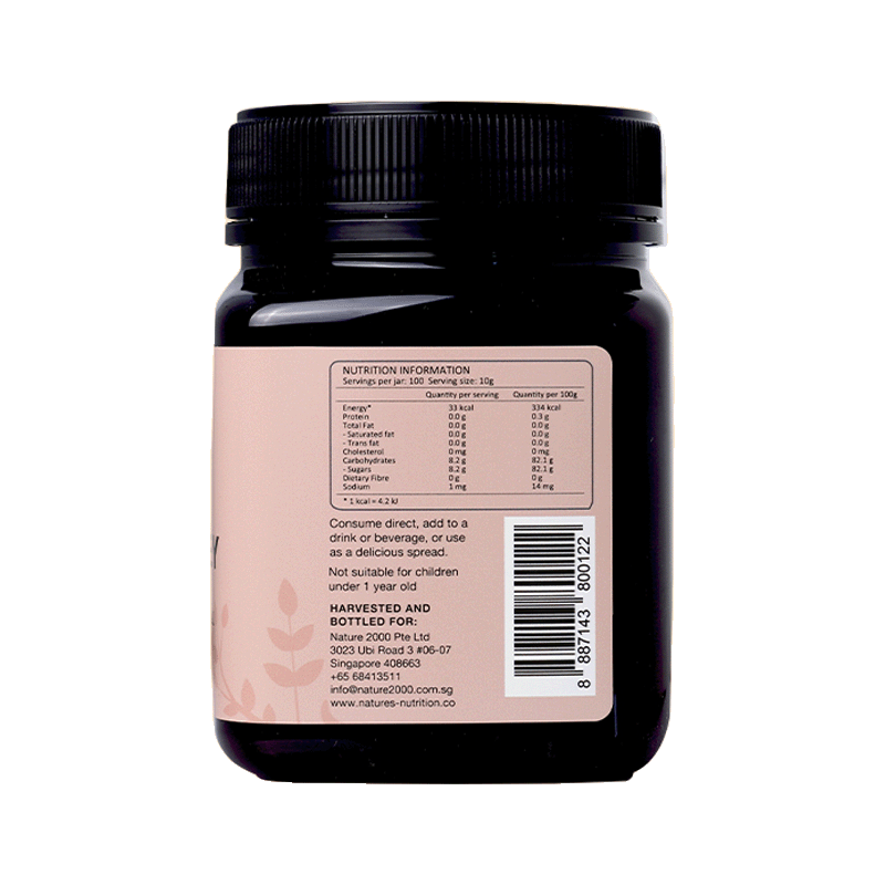 Nature’s Nutrition Raw Honey