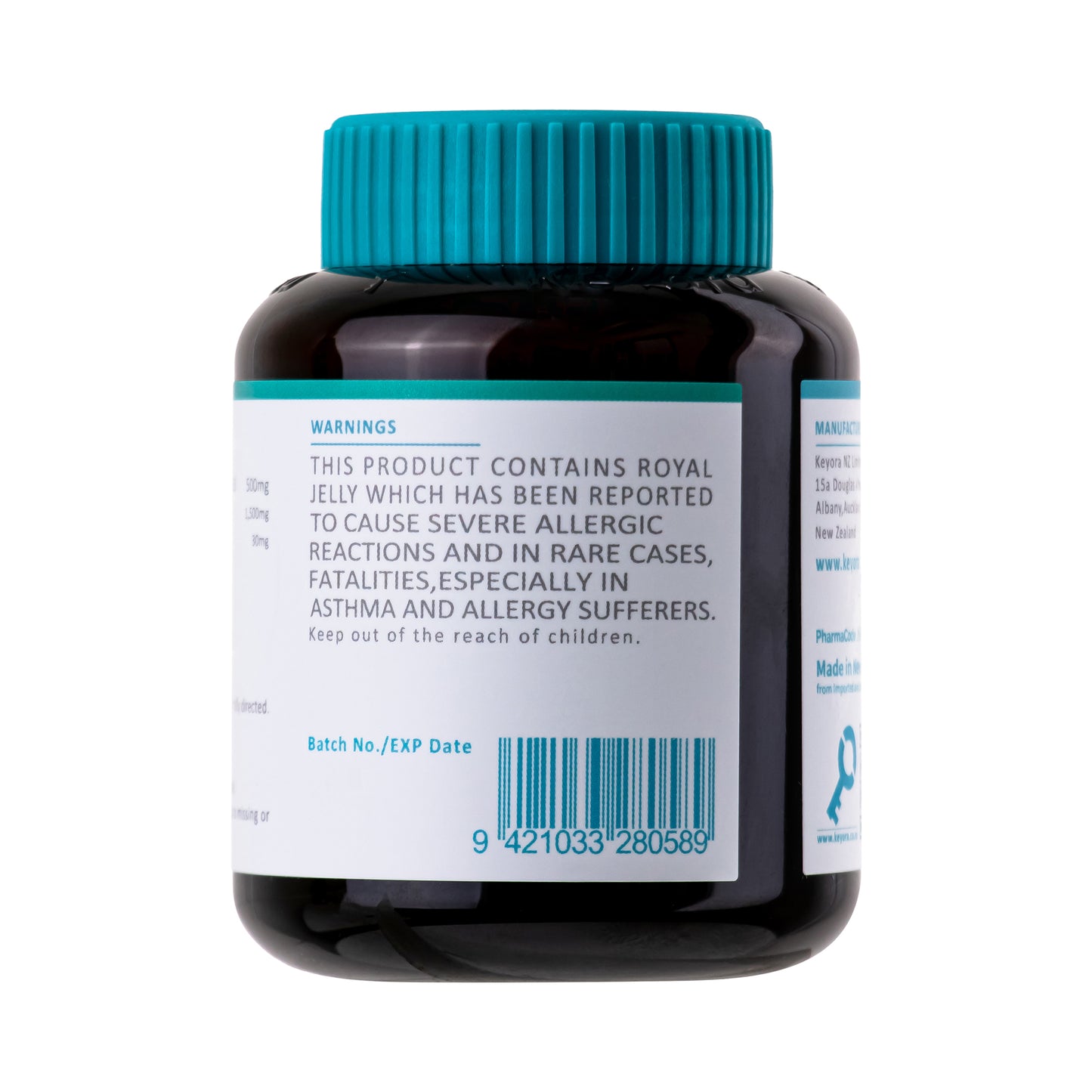 Keyora Royal Jelly 1500 10-HDA 30MG 60 capsules