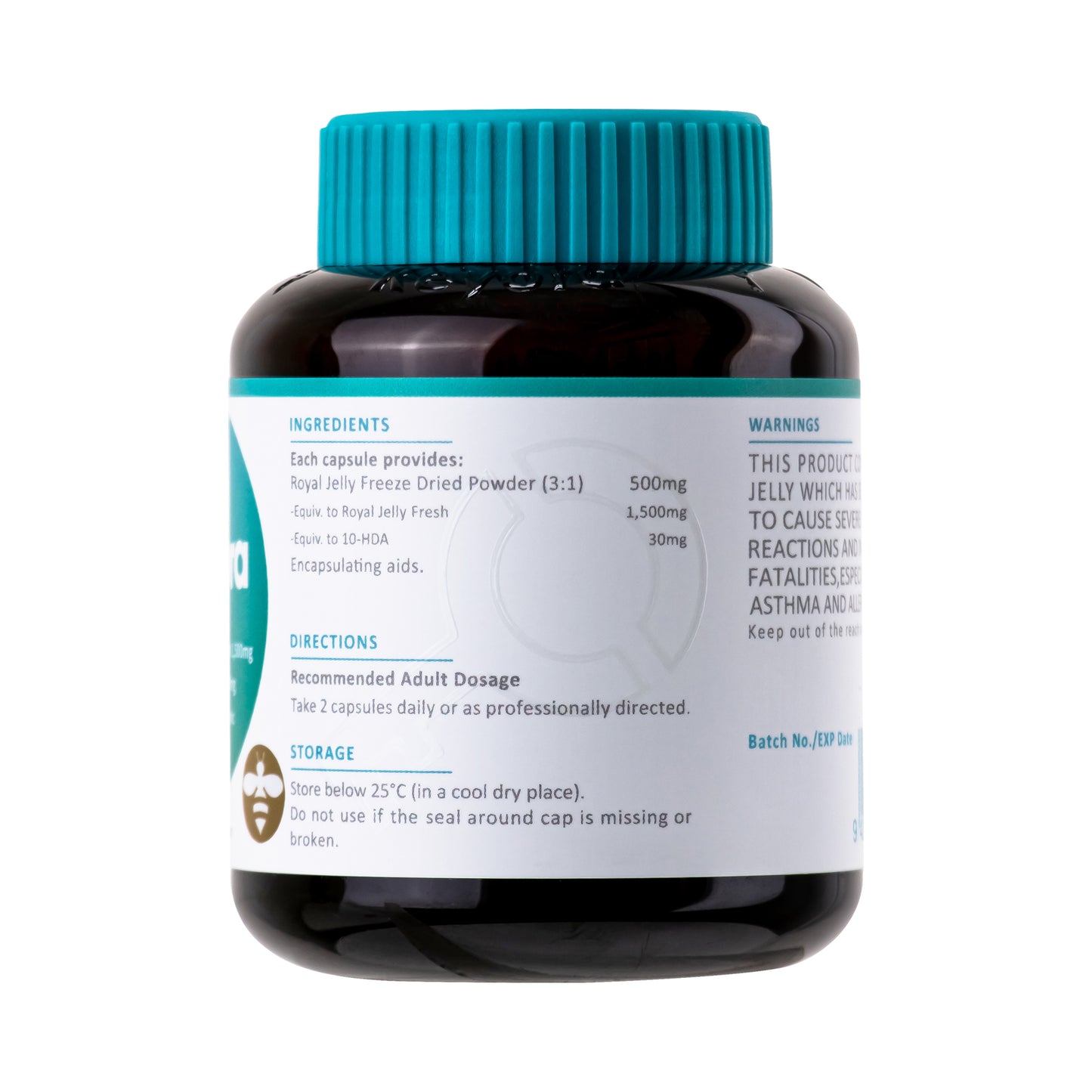 Keyora Royal Jelly 1500 10-HDA 30MG 60 capsules