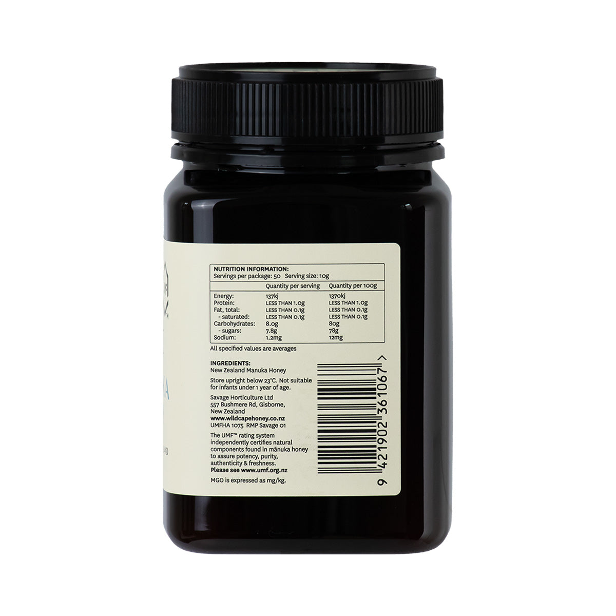 Wildcape Manuka Honey UMF 15+