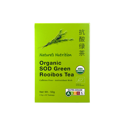Nature’s Nutrition Organic SOD Green Rooibos Tea 20s