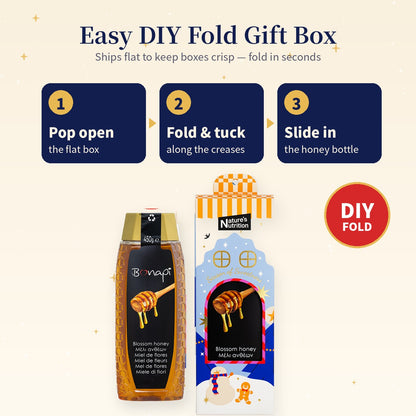 Bonapi Christmas Honey Gift Box 450g x 6 (26 edition - DIY Fold)
