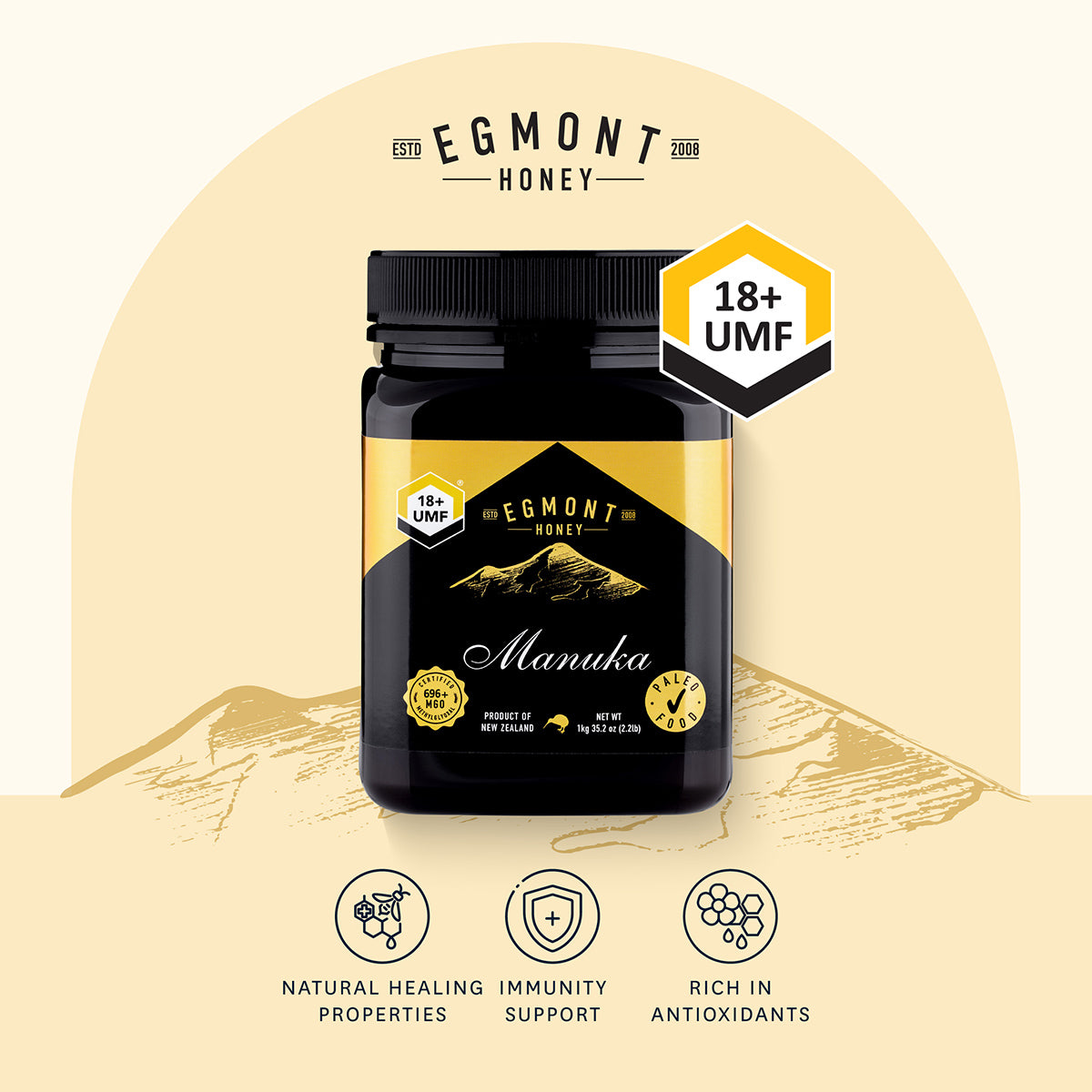 Egmont Manuka Honey UMF 18+