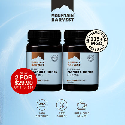 Mountain Harvest Manuka Honey MGO 115+