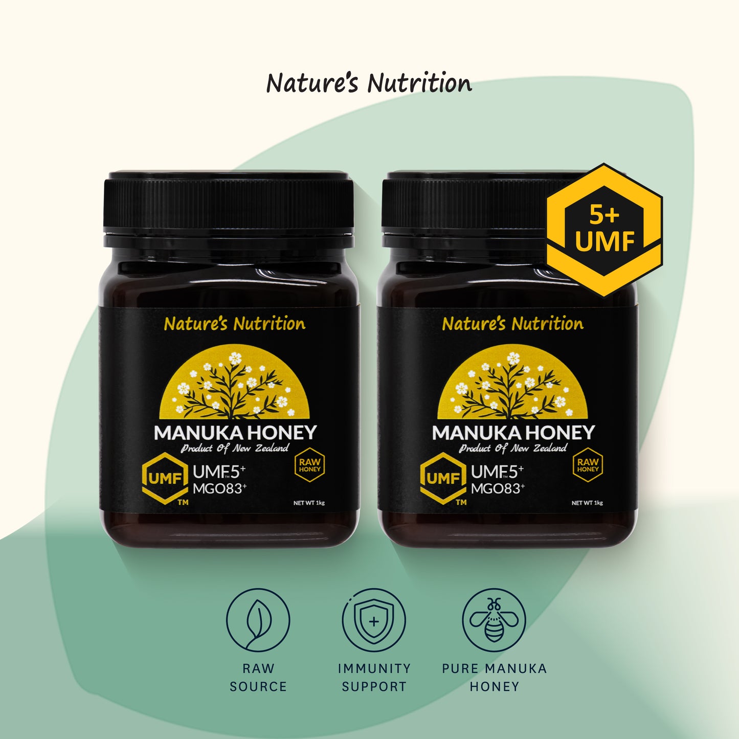 Nature’s Nutrition Manuka Honey UMF 5+