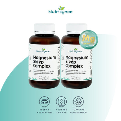 Nutrisynce Magnesium Sleep Complex 60 Vege Capsules