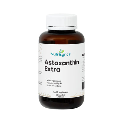 Nutrisynce Astaxanthin Extra Strength Supplement 60s – Skin Health & Antioxidant