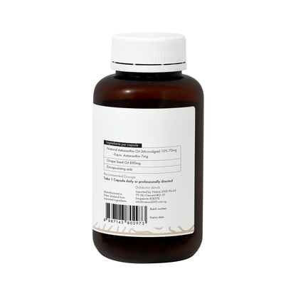 Nutrisynce Astaxanthin Extra Strength Supplement 60s – Skin Health & Antioxidant