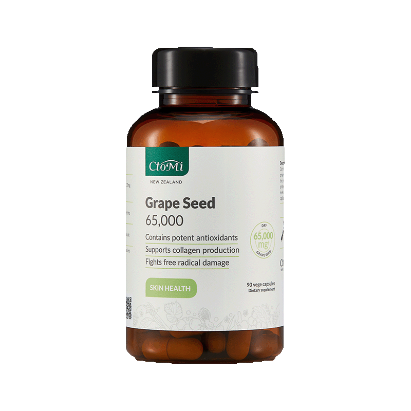 CtoMi Grape Seed 65,000 Supplement 90s (Skin Health)