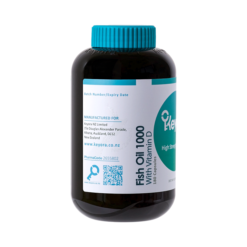 Keyora Fish oil 1000 w Vitamin D