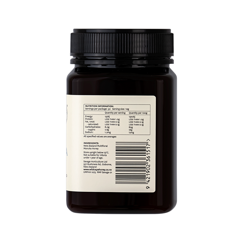 Wildcape Manuka Honey MGO 85+