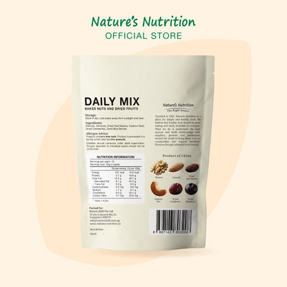 Nature's Nutrition Daily Mix Baked Nuts & Dried Fruits (10 x 25g)