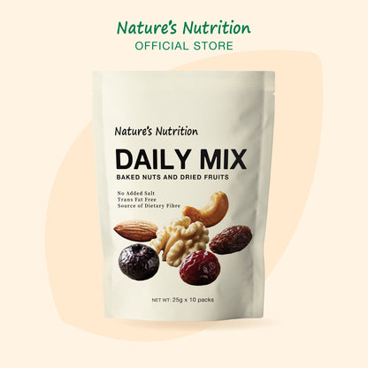 Nature's Nutrition Daily Mix Baked Nuts & Dried Fruits (10 x 25g)