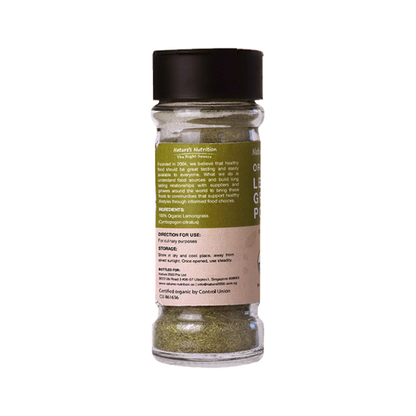 Nature’s Nutrition Organic Lemongrass Powder