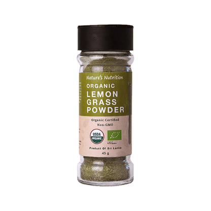 Nature’s Nutrition Organic Lemongrass Powder