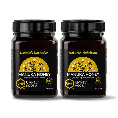 Nature’s Nutrition Manuka Honey UMF 15+