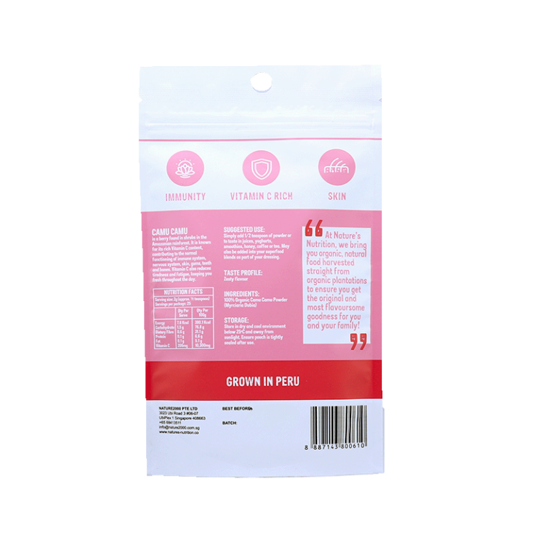 Nature’s Nutrition Camu Camu Berry Powder