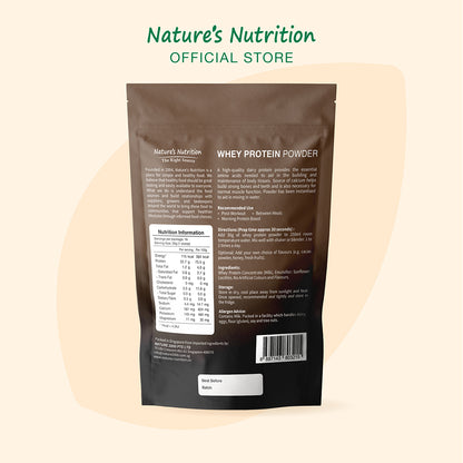 Nature's Nutrition Instant Whey Protein Powder (Unflavoured) 500g
