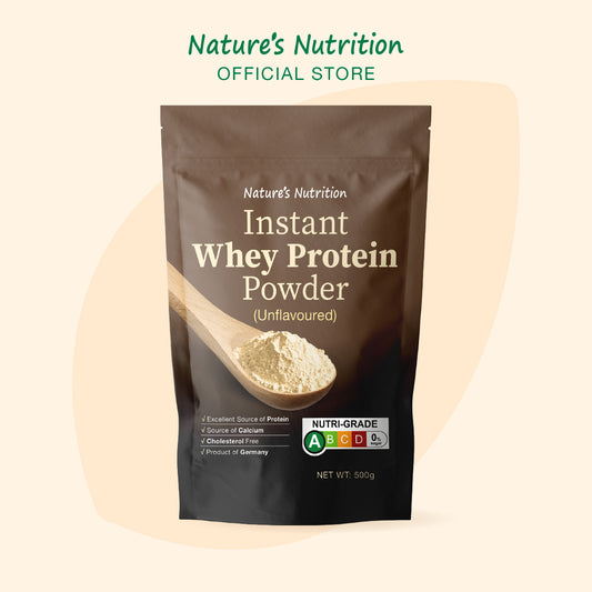 Nature's Nutrition Instant Whey Protein Powder (Unflavoured) 500g